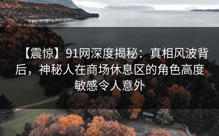 【震惊】91网深度揭秘：真相风波背后，神秘人在商场休息区的角色高度敏感令人意外