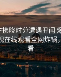 主持人在拂晓时分遭遇丑闻 爆红网络，蘑菇影视在线观看全网炸锅，详情速看